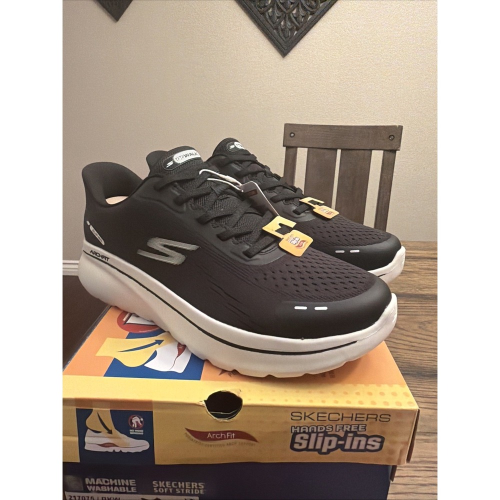 Man's SKECHERS Performance Go Walk Arch Fit N-joy Slip Ins Size 12